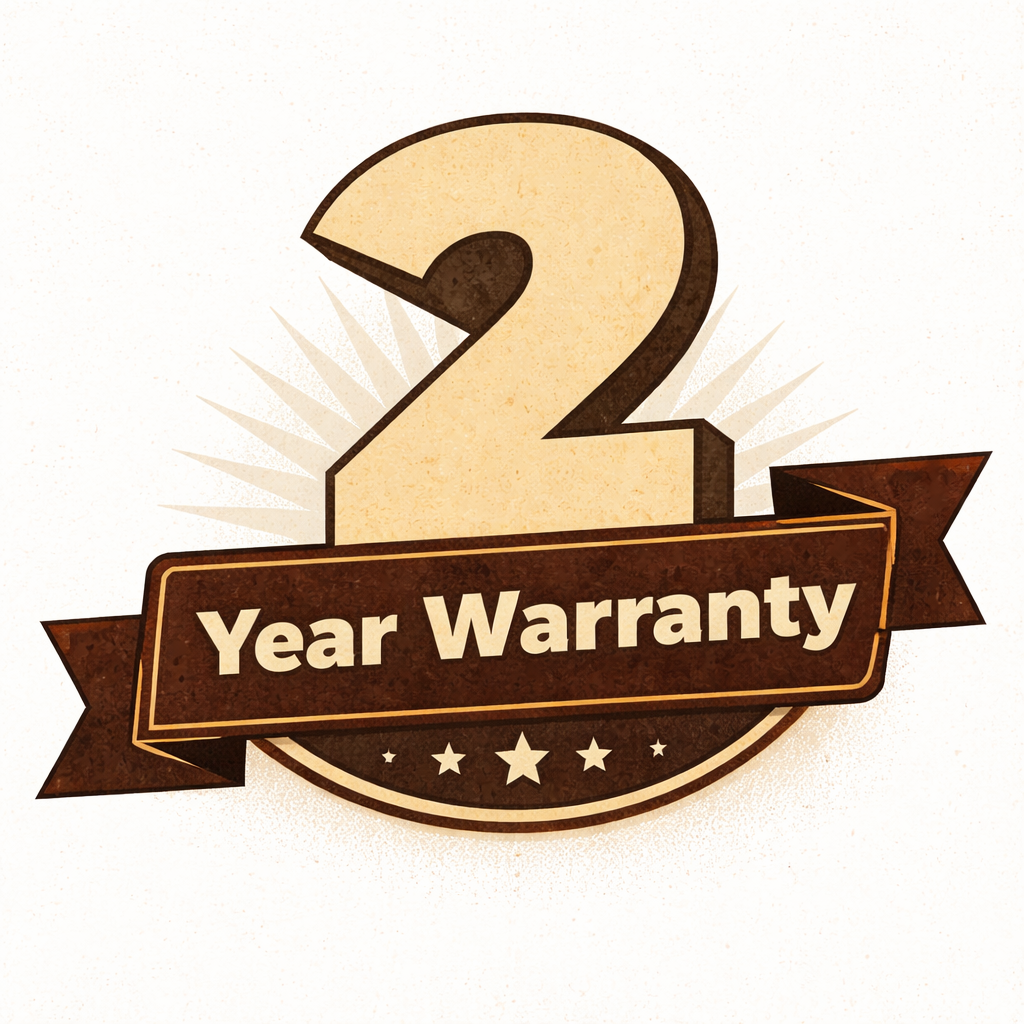 2 Year Warranty